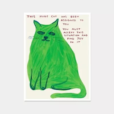 David Shrigley Poster - This Huge Cat • £145