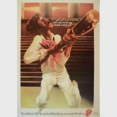 £9.99 • Buy Rolling Stones Poster - `It`s Only Rock N Roll` 1974.promotional Re-print