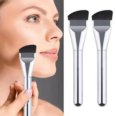 Foundation Brush Ultra-Thin Professional Flat Makeup Brush Concealer Brush J7 • $13.40