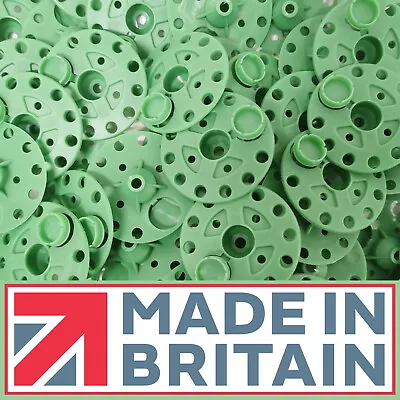 £0.99 • Buy PLASTIC WASHERS FOR INSULATION BOARDS, 60mm, Celotex Marmox Kingspan