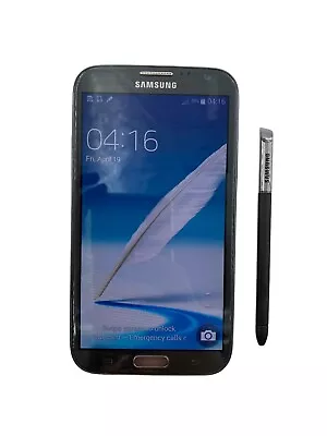 Samsung Galaxy Note 2 (GT-N7100) 16GB Silver Smartphone (UNLOCKED) • $59.95