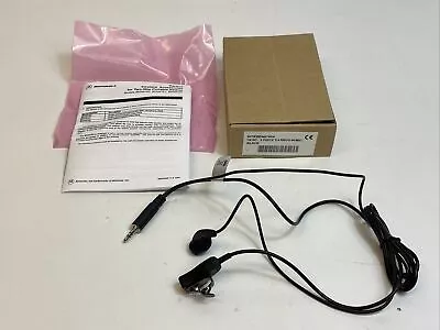 New In Box Motorola BDN6780A Earbud With PTT Lapel Microphone For Two-Way Radios • $31.99