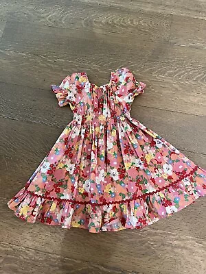 Matilda Jane Dress Girl Size 8 EUC Pink Flowers • $24.99