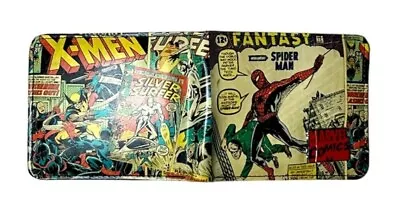 Marvel Comics Wallet Spider Man Silver Surver Wolverine X-Men • £20