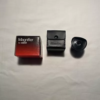 Mamiya M645 Magnifier Eyepiece With Case(M645 J 1000 Finders) • $50