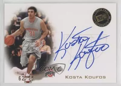 2008 Press Pass Signings Gold /75 Kosta Koufos #PPS-KK Rookie Auto RC • $5.13