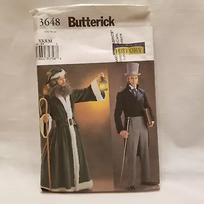 Butterick Pattern Making History 3648 Men English Gentleman Dickens Victorian • $20