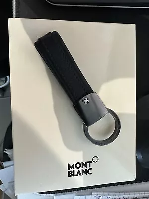 Mont Blanc Key Fob Loop Gunmetal  114702 • $150