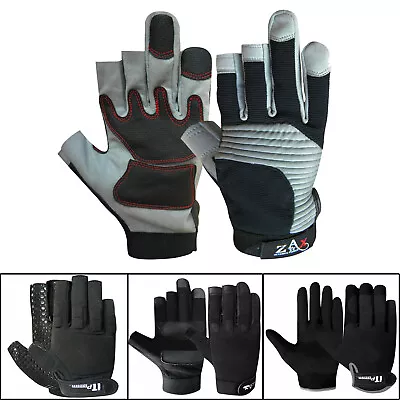 Mechanics Gloves Anti Vibration Working Worker Tradesman Safety Gloves • £5.69