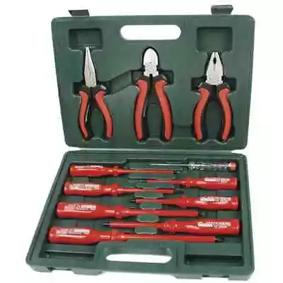 11 Piece VDE Screwdriver And Pliers Set 11240 Brüder Mannesmann • £42.70