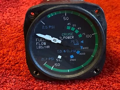 United Instruments Fuel Flow Indicator P/n 6060-g55 Cessna P/n C662020-0109 • $152.99