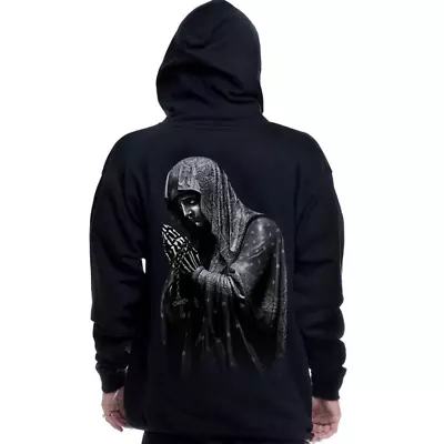 Mafioso Sinner Black Mens Hoodie Alternative Clothing Streetwear Tattoo • $45.64