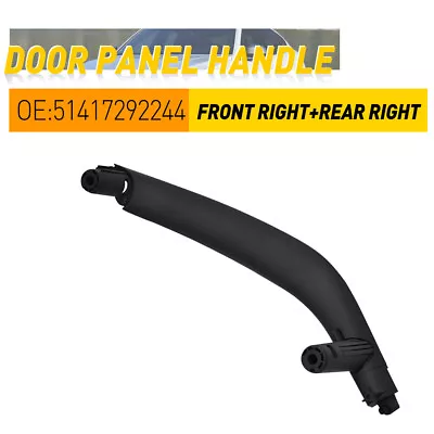 Passenger Side Black Interior Door Pull Handle For BMW X5 F15 X6 F16 2014-2018 • $16.99