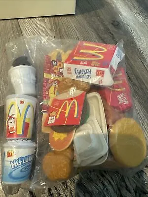 HTF Sealed 2001 McDonald's Play Food Set Happy Meal Toys Peice Set • $140