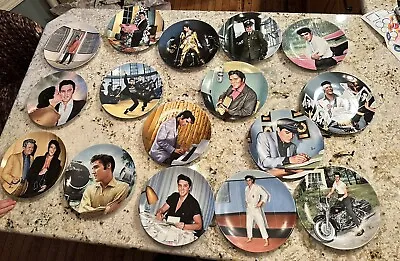 Elvis Presley Collectors Plates Delphi Lot Of 16 Plates • $189