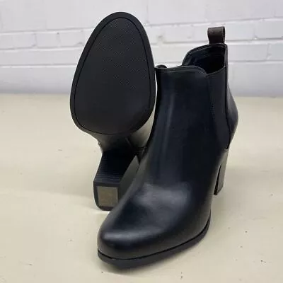 MICHAEL KORS Evaline Almond Toe Booties Women's Size US 9 M Black • $131.25