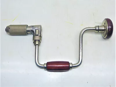 $85 • Buy Nice Vintage 10” Millers Falls No 732 Reversible Ratcheting Brace Drill INV15749