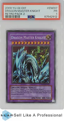 2009 Yu-gi-oh! Retro Pack 2 En097 Dragon Master Knight Retro Pack 2 Psa 1 • £17.53