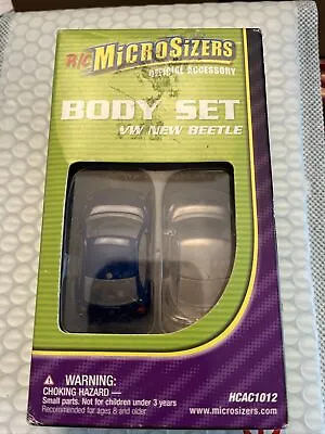 Microsizers R/C Cars Body Set VW New Beetle (Blue) OFFICIAL ACCESSORY MINI R/C • $20