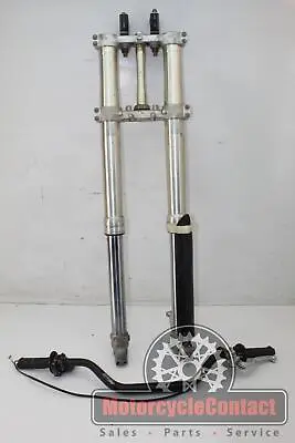 02 Kx125 Front End Forks Fork Triple Tree Clamp Top Bottom Left Right • $310.49