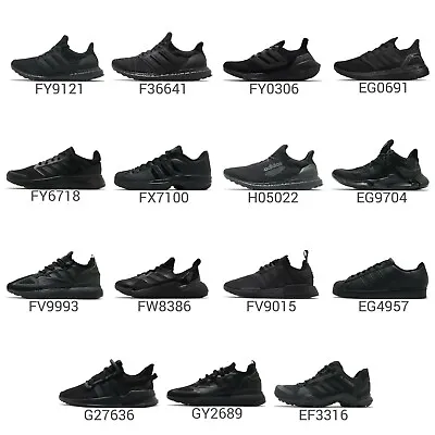$204.60 • Buy Adidas Triple Black Men Running Casual Lifestyle Sneakers Shoes Footwear Pick 1