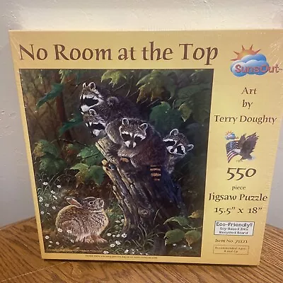 SunsOut 550 Pc Jigsaw Puzzle   No Room At The Top By Terry Doughty New Sealed • $11.99