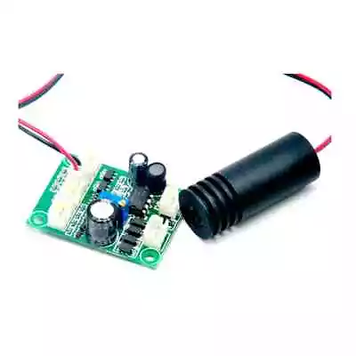 Focusable 660nm 200mW Laser Red Dot Module 12V TTL W/18x45mm & Driver Out • £40.56