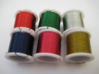 Coloured Craft Beading Wire (2.5 M Approx) X 6 Colours • £1.50