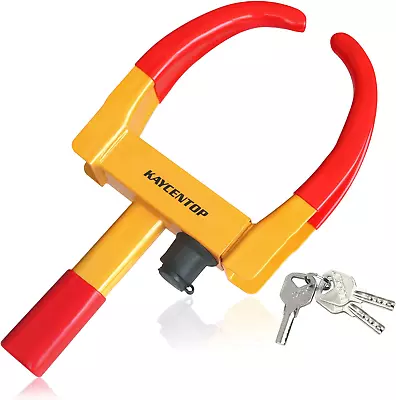 Wheel Clamp Lock Universal Security Tire Lock Anti Theft Lock Fit Most Vehicles • $100.99