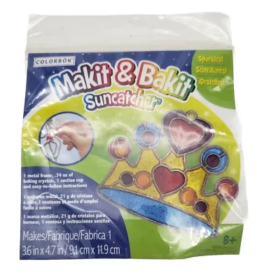 Makit & Bakit Suncatcher Sparkle Crown Craft Kit Ages 8+ • $8