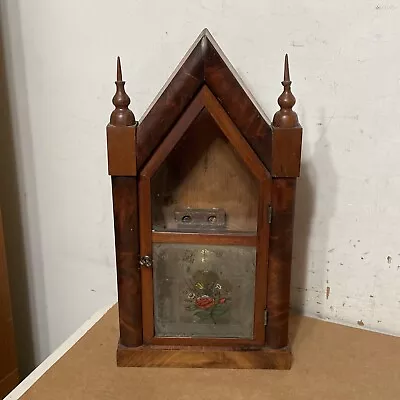 Antique JC Brown Forestville Miniature Steeple Clock Case Parts #2 • $149.99