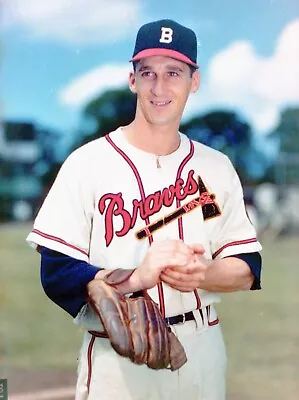 PF2-122 WARREN SPAHN Milwaukee Braves 1950s Pitcher COPY NEGATIVE 35mm • $12