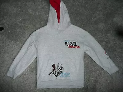 Marvel Grey Hoodie Age 6/7 Years • £4.99