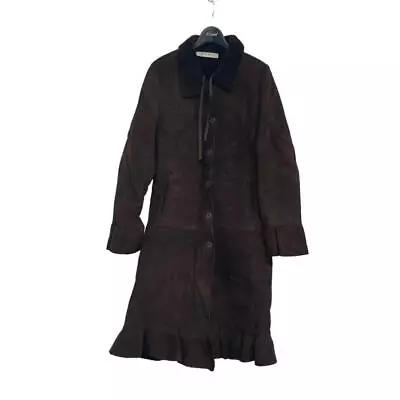 Miu Miu #3 Flare Shearling Coat In Brown • $228.63