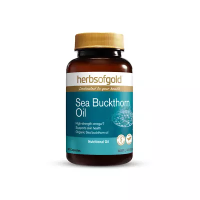 Herbs Of Gold Sea Buckthorn Oil 60 Capsules • $39.99