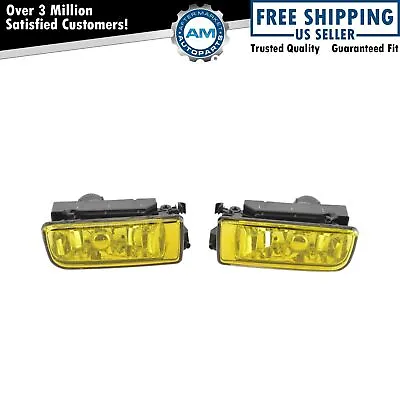 Performance Upgrade Yellow Lens Fog Light Pair Set Of 2 For BMW E36 3 Series New • $40.53