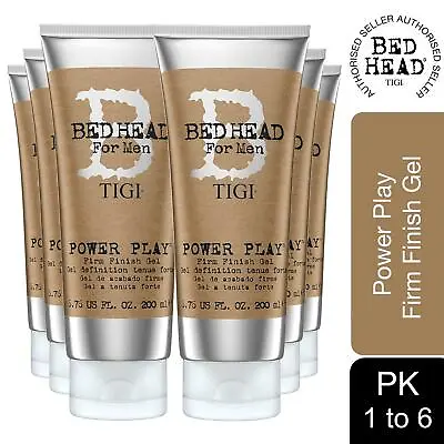 Bed Head For Men By TIGI Power Play Mens Hair Gel For Strong Hold 200ml • £7.99