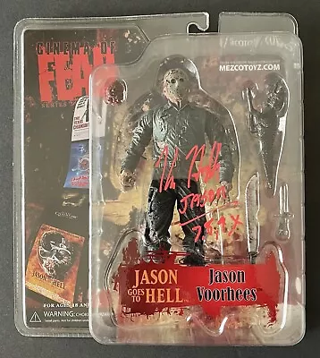 Mezco Cinema Of Fear Friday The 13th Jason Goes To Hell Jason Voorhees Signed • $349.99