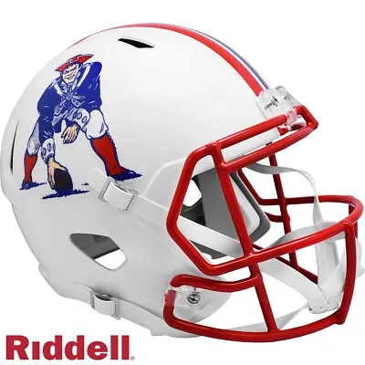New England Patriots 1990-92 TB SPEED Riddell Full Size Replica Football Helmet • $149.95
