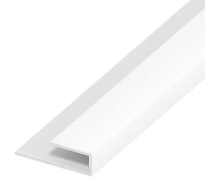 Soffit Board Clip 25mm UPVC White Edge Trim 5m Length • £26