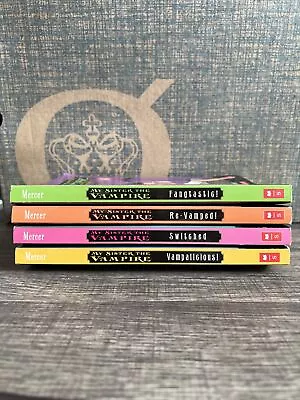 My Sister The Vampire By Sienna Mercer Lot Of 4 PB Chapter Books Girls Ages 8-12 • $4.99