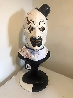 Art The Clown Terrifier Bust  Overhauled Trick Or Treat Studios Mask Life Size • $336.16