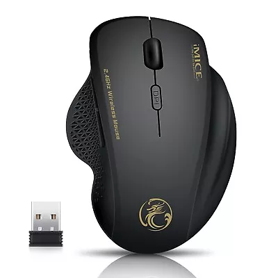 2.4GHz Wireless Optical Mice PC Gaming Mouse 6 Buttons & USB Receiver For Laptop • $12.98