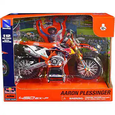 New Ray 1/12 Diecast Model KTM 450 SX-F Motorcycle #7 Aaron Plessinger • $37.84