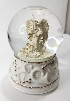 6  Snow Globe Hark The Herald Angels Sing Wind Up San Francisco Music Box  • $25