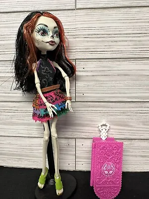 Monster High Skelita Calaveras Doll Dia De Los Muertos W/Accessories • $29.99