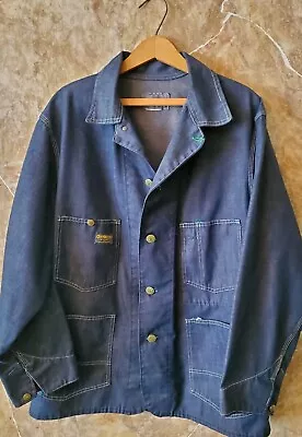 Vintage OshKosh B’Gosh Denim Chore Coat Jacket Union Made Men’s Size 46  • $28