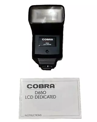 Cobra D650 Dedicated Flash WORKING • £20