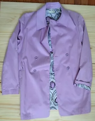 Size 12 Amanda Smith Trench/raincoat Peacoat 98%cotton • $17.99