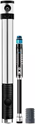 Crankbrothers Klic HV Mini Pump With Gauge And CO2 Silver • £72.90